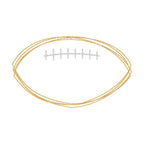 Football Doodle Machine Embroidery Design, Quick Stitch Football Scribble Machine Embroidery Design, Fall Doodle Embroidery
