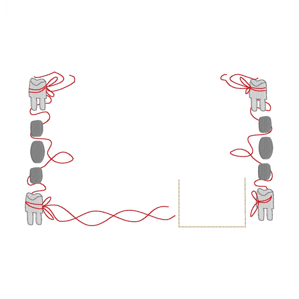 Tooth Fairy Frame Embroidery Design, Tooth Fairy Pillow Embroidery Design, 4x4, 5x7