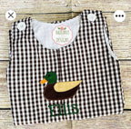 Mallard Duck Applique Machine Embroidery Design, Duck Hunting Applique Design, Zig Zag Applique Stitch, Quick Stitch