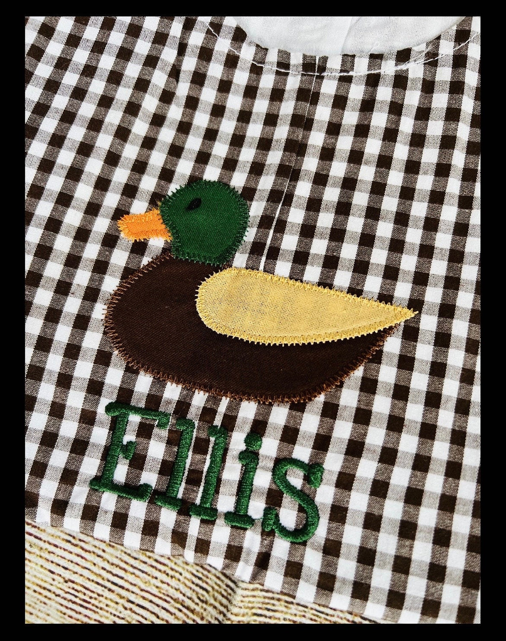Mallard Duck Applique Machine Embroidery Design, Duck Hunting Applique Design, Zig Zag Applique Stitch, Quick Stitch