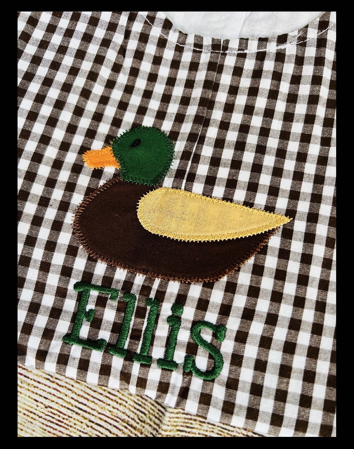 Mallard Duck Applique Machine Embroidery Design, Duck Hunting Applique Design, Zig Zag Applique Stitch, Quick Stitch