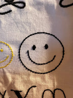 Crooked Smiley Face Machine Embroidery Design