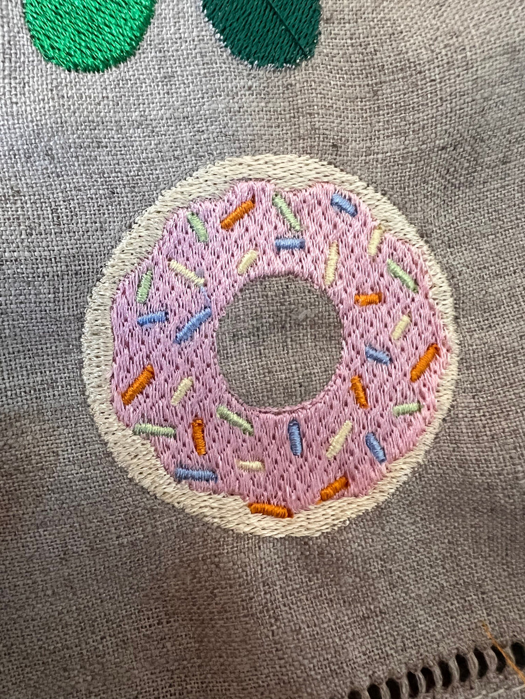 Whimsical Sprinkle Donut Mini Embroidery Design, 2 inch Donut Design, Donut Embroidery Design, Donut Mini Machine Embroidery Design