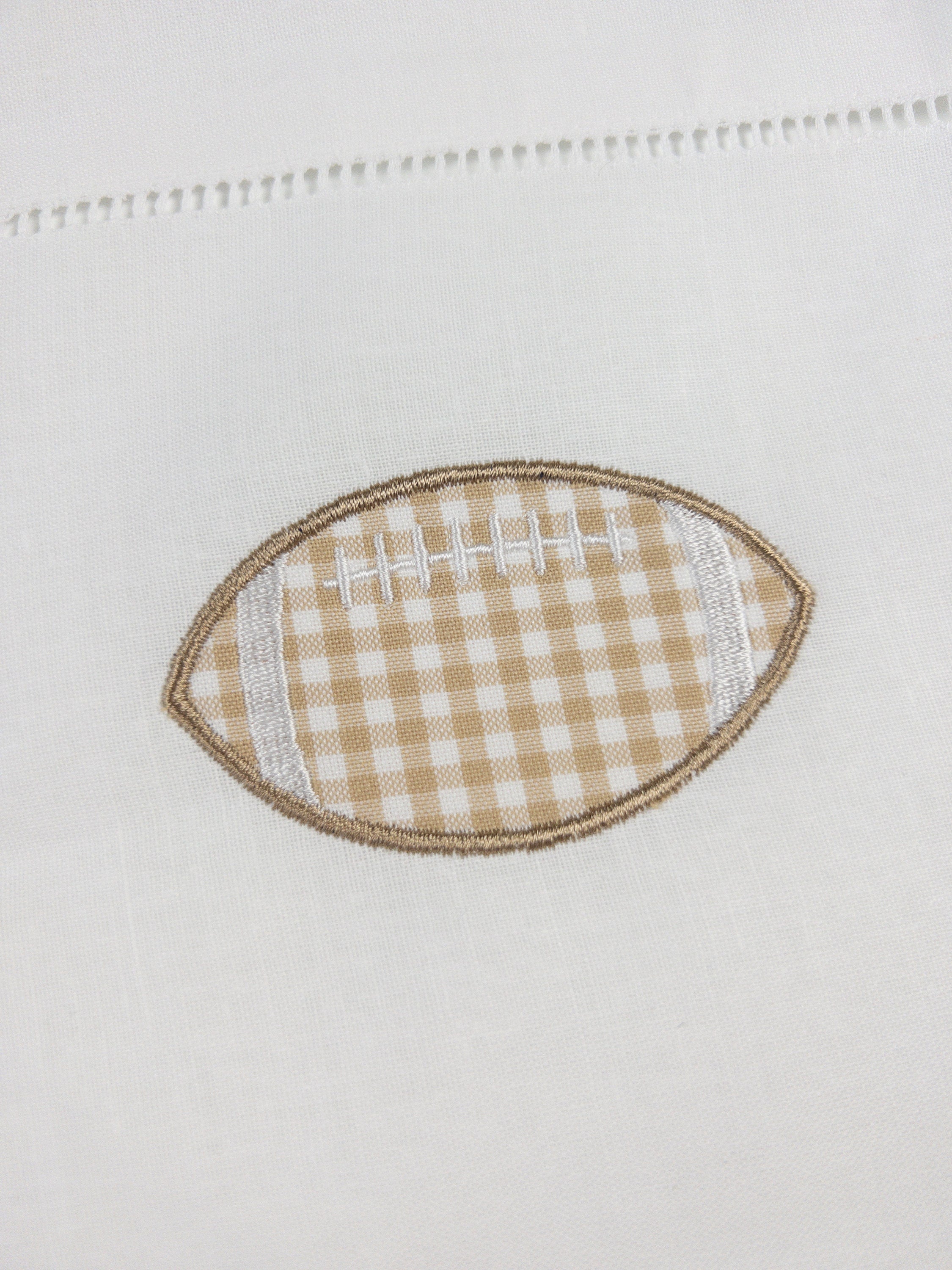 Football Applique Machine Embroidery Design, Football Satin Stitch Applique Machine Embroidery Design, Fall Boy Applique Design