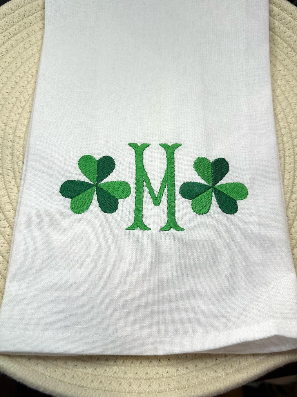 Two Color Shamrock Mini Embroidery Design, Shamrock Machine Embroidery Design, St. Patrick's Day Embroidery Design, Digital Download