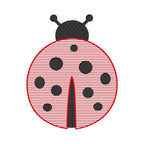 Ladybug Sketch Machine Embroidery Design, Sketch Ladybug Embroidery Design, Spring Bug Embroidery Design, Lady Bug Design
