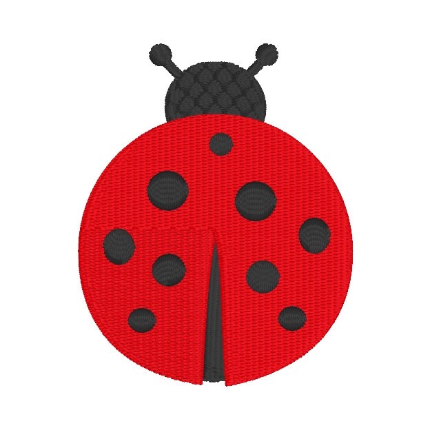 Ladybug Mini Machine Embroidery Design, Mini Ladybug Embroidery Design, Spring Bug Embroidery Design, Lady Bug Design