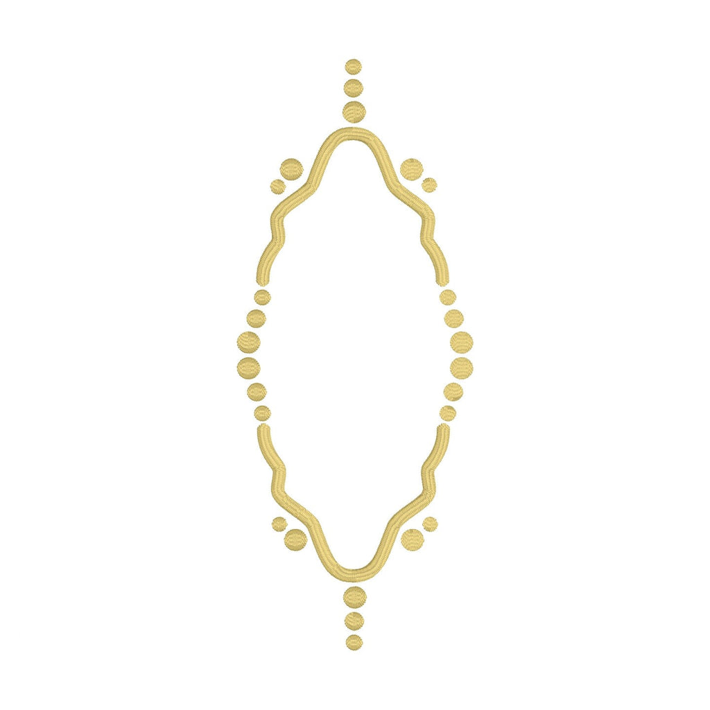 Vintage Inspired Thin Monogram Frame Machine Embroidery Design, 5x7, Vintage Inspired Monogram Frame Design, Satin Stitch Monogram Frame