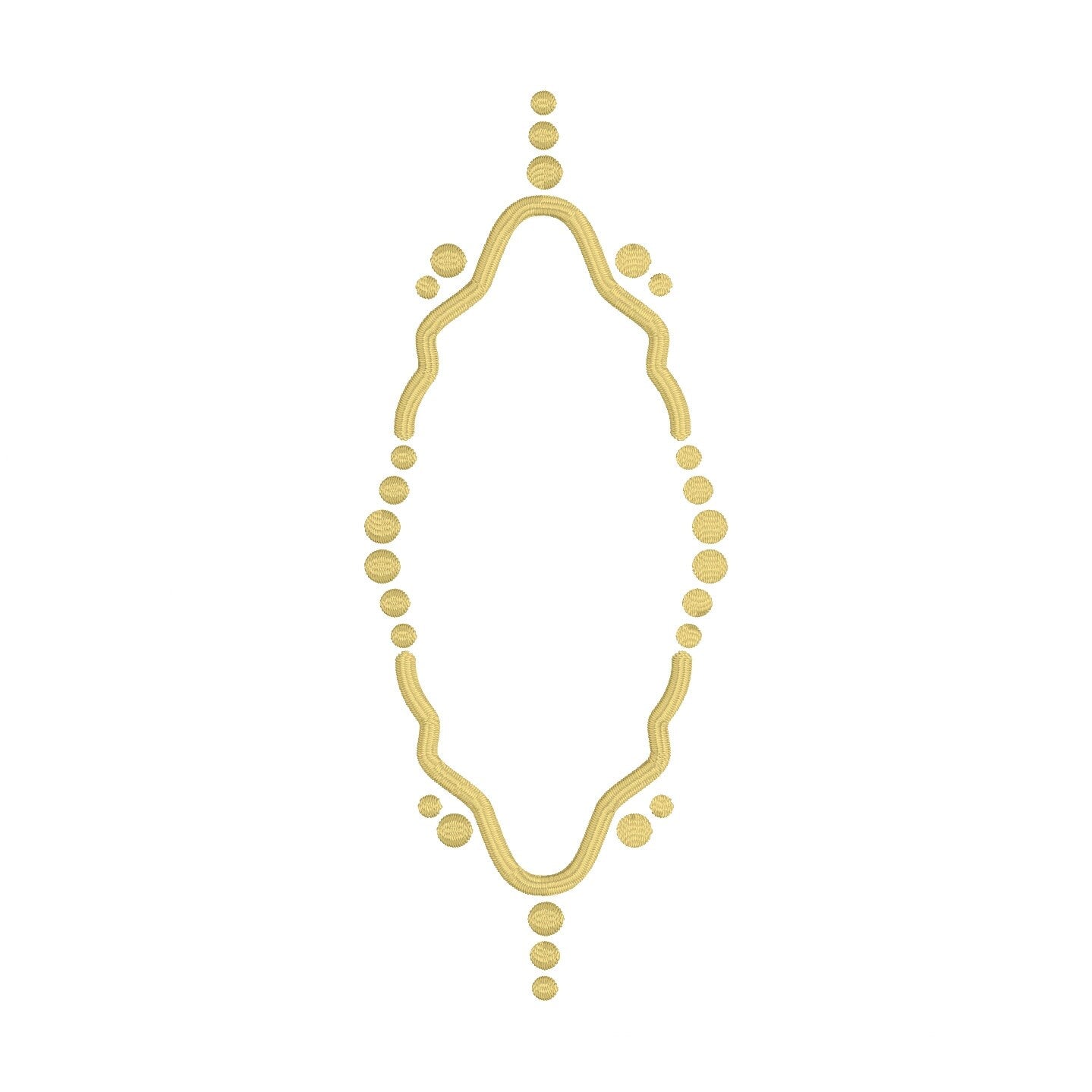 Vintage Inspired Thin Monogram Frame Machine Embroidery Design, 5x7, Vintage Inspired Monogram Frame Design, Satin Stitch Monogram Frame