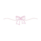 Bean Stitch Bow Swash Machine Embroidery Design, Bean Stitch Bow Add On Embroidery Design, Monogram Add On Design