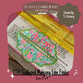 Scalloped In The Hoop Mahjong Line Finder Machine Embroidery Design, ITH Mahj Line Reader, Oval Mahjong Line Reader, 5x7 hoop