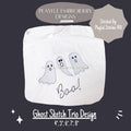 Ghost Sketch Trio Machine Embroidery Design, Sketch Ghost Design, Ghost Trio Embroidery Design, Friendly Ghost, Digitial Download