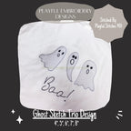 Ghost Sketch Trio Machine Embroidery Design, Sketch Ghost Design, Ghost Trio Embroidery Design, Friendly Ghost, Digitial Download