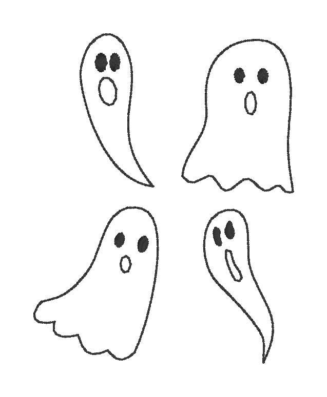 Package of Ghost Outlines Machine Embroidery Design, Bean Stitch Ghost Design, Quick Stitch Ghost Embroidery Design, Ghost Package Design