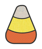 In The Hoop Fall Banner Machine Embroidery Design, Easy Fall ITH Banner Package, In the Hoop Candy Corn, ITH Pumpkin, ITH Ghost Banner