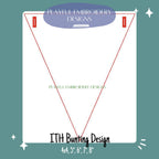 In The Hoop Banner Machine Embroidery Design, Simple ITH Bunting, Make your Own Banner, Custom Banner, Embroidery Design 4x4, 5x7, 6x10, 8x8