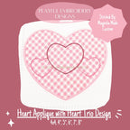 Heart Satin Stitch Applique Design, Valentine's Applique Machine Embroidery Design, Heart Trio Applique Design, Digital Download