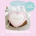 In The Hoop Scalloped Heart Banner Machine Embroidery Design, ITH Bean Stitch Scalloped Heart Banner Design, ITH Valentine Banner