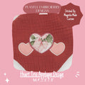 Heart Trio Applique Design, Valentine's Applique Machine Embroidery Design, Heart Trio Embroidery Design, Satin Stitch Heart Applique Design