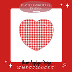 Bean Stitch Heart Applique Design, Valentine's Applique Machine Embroidery Design, Valentine's Embroidery Design, Digital Download