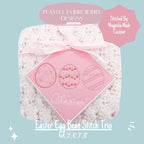 Easter Egg Trio Machine Embroidery Design, Quick Stitch Easter Design, Bean Stitch Easter Egg Trio Embroidery Design, Digital Download