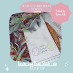 Easter Egg Trio Machine Embroidery Design, Quick Stitch Easter Design, Bean Stitch Easter Egg Trio Embroidery Design, Digital Download