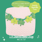 In The Hoop Shamrock Banner Machine Embroidery Design, ITH St. Patrick's Day Banner, ITH Banner Design, Digital Design