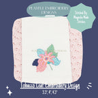 Tobacco Leaf Filled Machine Embroidery Design, Tobacco Leaf China Inspired Embroidery Design, Playful Embroidery Designs, Digital Download