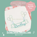 Birthday Balloon Nameplate Frame Machine Embroidery Design, Embroidery Design, Celebration Embroidery Design, Quick Stitch Embroidery Design