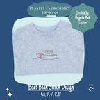 Boat Machine Embroidery Design, Fishing Boat Embroidery Design, Quick Stitching Boy Embroidery Design, Digital Download