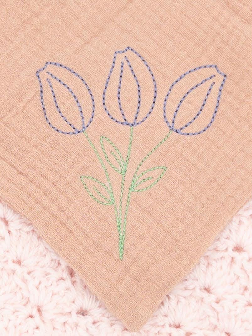 Tulip Bouquet Embroidery Design, Flower Machine Embroidery Design, Spring Flowers Embroidery Design, Digital Download