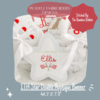 ITH Star Double Appliqué Banner Design, In the Hoop Embroidery Star Design, ITH Patriotic Banner Design, Digital Download