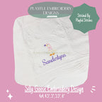 Goose Embroidery Design, Silly Goose Machine Embroidery Design, Satin Stitch Goose Girl Design, Digital Download