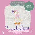 Goose Embroidery Design, Silly Goose Machine Embroidery Design, Satin Stitch Goose Girl Design, Digital Download