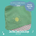 Chain Stitch Sun Machine Embroidery Design, Mini Sun Embroidery Design, Sunshine Small Embroidery Design, Digital Download