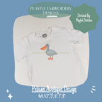 Pelican Applique Machine Embroidery Design, Cute Pelican Bean Stitch Applique Design, Beach Applique Design, Digital Download