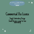 Commerical License for Small Business Use (Non embroidery)