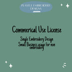 Commerical License for Small Business Use (Non embroidery)