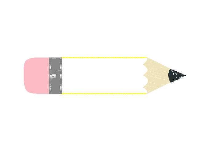 Pencil Mini Embroidery Design, Pencil Mini Machine Embroidery Design, Pencil Mini Design, Back to School Design