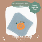 Pumpkin Mini Machine Embroidery Design, Mini Fill Pumpkin Design, Pumpkin Embroidery Design for Polo, Chest Embroidery, Digital Download